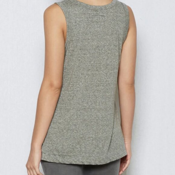 Current/Elliott The Muscle Tee Heather Grey Size 1/Small - Picture 3 of 7